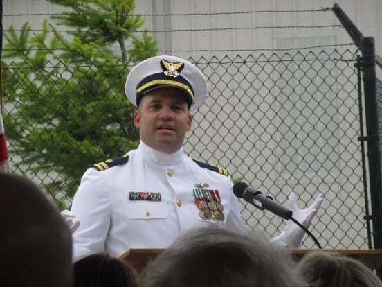 LT Terrell Sisk. U.S. Coast Guard Photo by Peter Border.