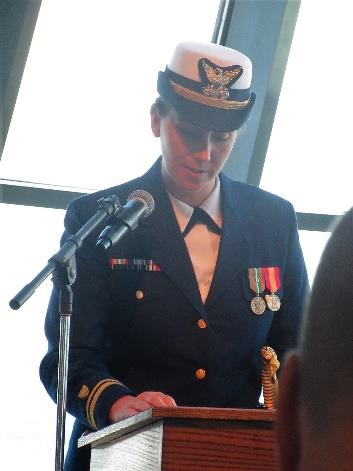LT Armbrecht. U.S. Coast Guard Photo by Peter Border.