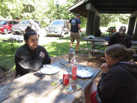 Active duty Coast Guard members and auxiliary at the annual Coast Guard Picnic. US Coast Guard photo by Peter Border.