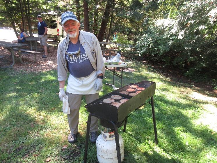 Active duty Coast Guard members and auxiliary at the annual Coast Guard Picnic. US Coast Guard photo by Peter Border.