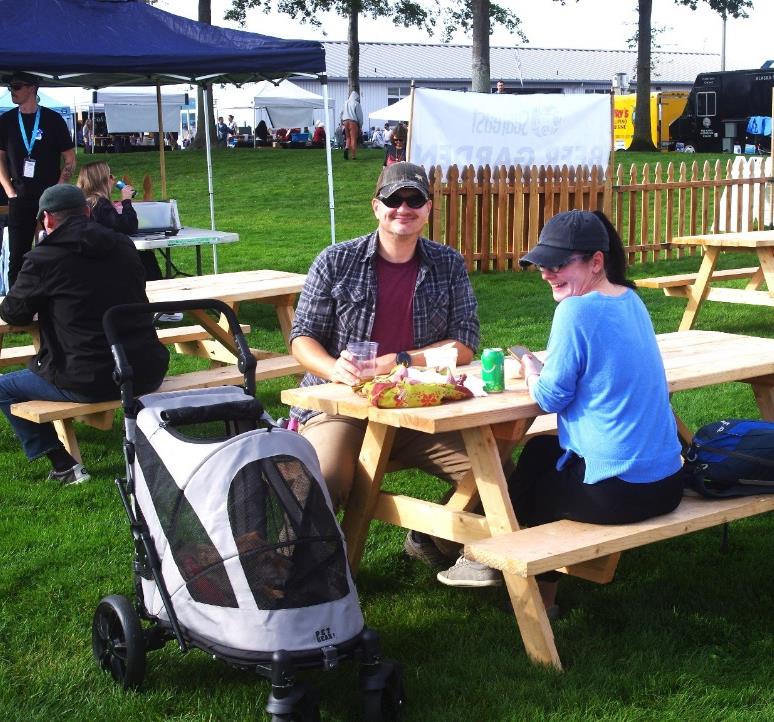 Auxiliary Members attending SeaFeast event. US Coast Guard photo by Peter Border