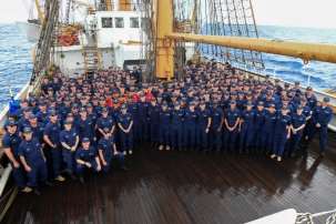 Aboard the USCGC Eagle