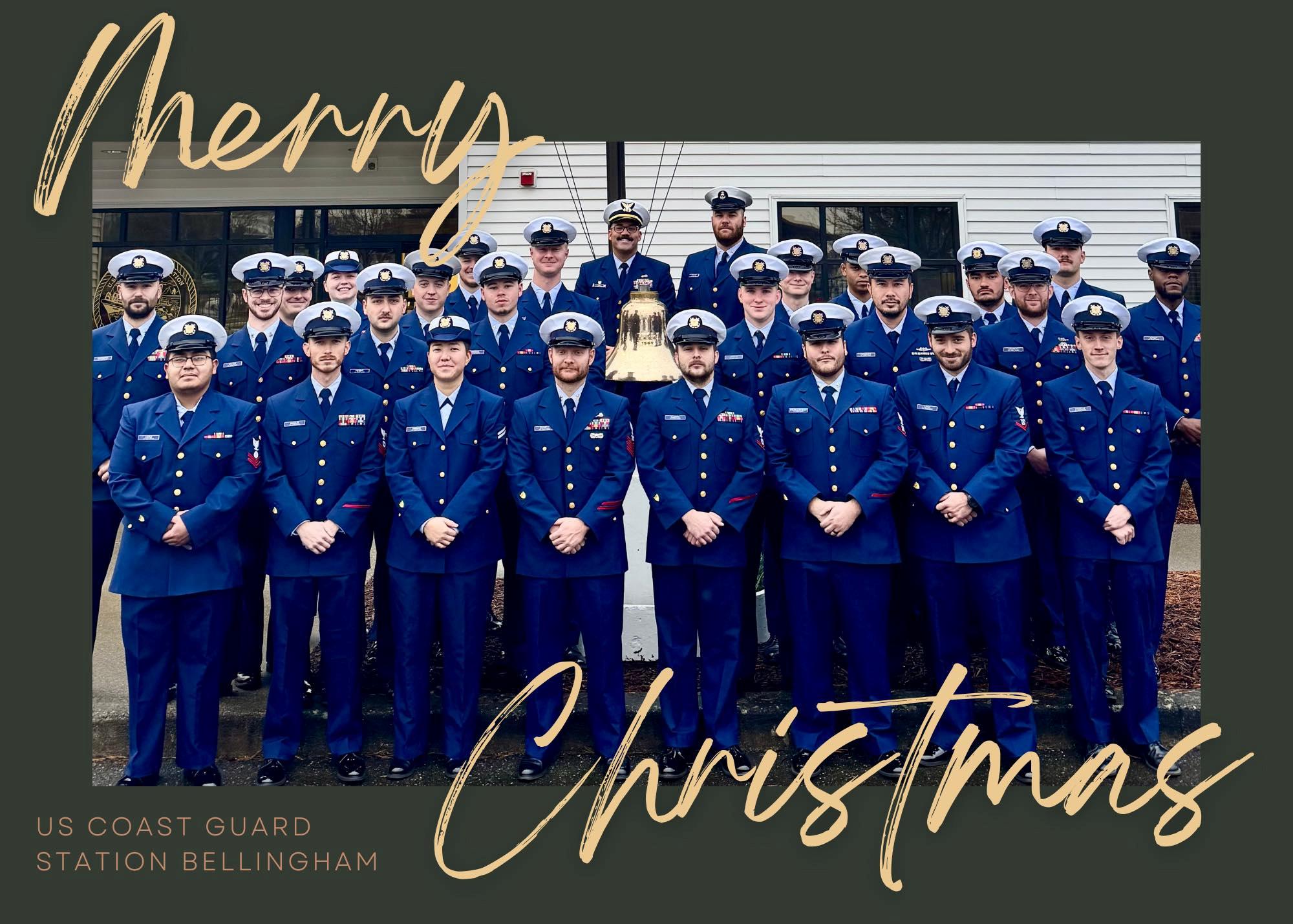 Bellingham, Wash – USCG Station Bellingham Christmas card. US Coast Guard photo by USCG Sta Bellingham.