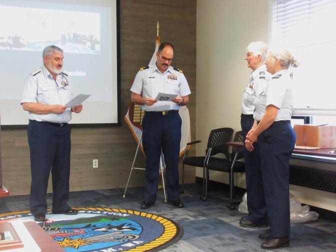 Bellingham, Wash. – Flotilla 11’s Change of Watch Ceremony, January 17, 2026. U.S. Coast Guard photo.